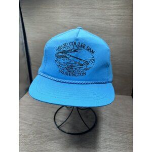 VTG Retro 80's Grand Coulee Dam Washington State Purple Rope Snapback Hat Cap